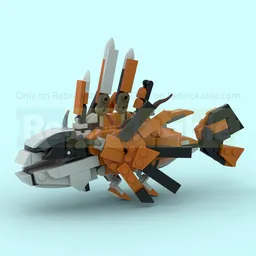 31129 Lionfish with stand