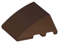 Brick Wedged, Curved 4 x 3 No Studs [Plain]