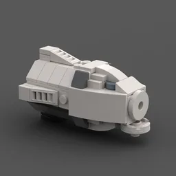 Space X Crew Dragon (1:110 Saturn V scale)