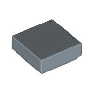 Tile 1 x 1 with Groove / Sand Blue
