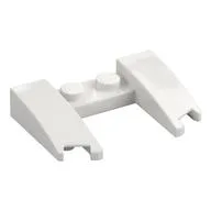 Brick Wedged, Curved 3 x 4 x 2/3 Cutout / White