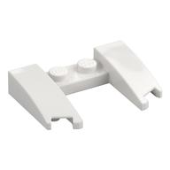 Lego Brick Wedged, Curved 3 x 4 x 2/3 Cutout / White