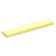 Tile 1 x 6 with Groove / Bright Light Yellow