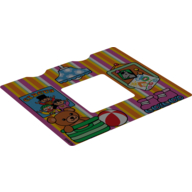 Lego Duplo Backdrop, Wall with Bedroom Interior Print / [No Color/Any Color]