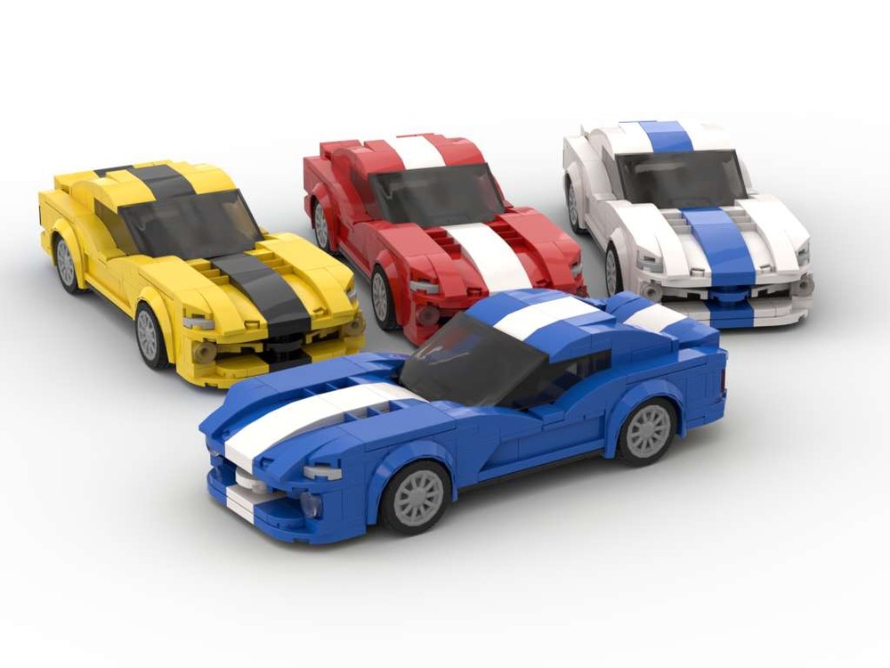 Lego Bob & Weave Viper - Set of Four Colors - 8 Stud Speed Champions