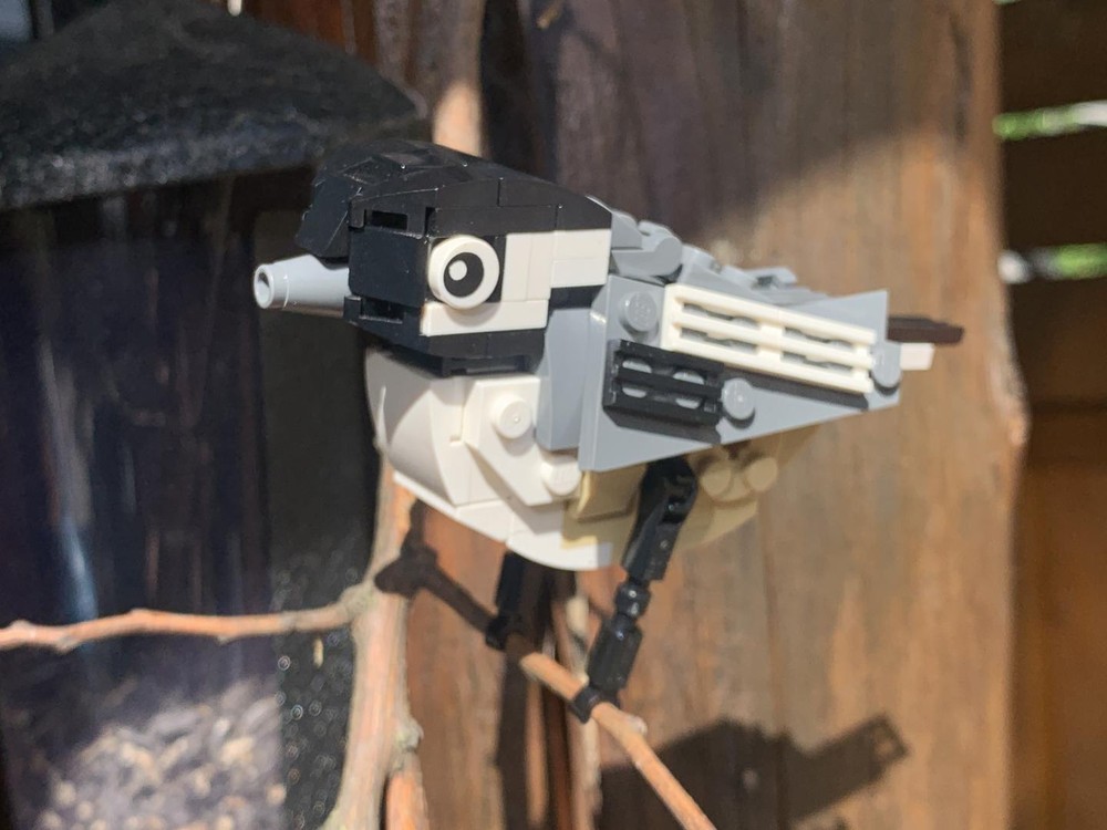 Lego Black-Capped Chickadee Life Sized