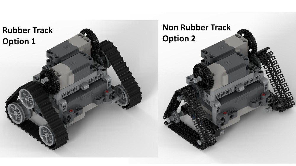 Lego 2-in-1 WALL-E Style Skid Steer Chassis