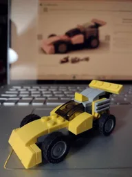 Yellow indy racer
