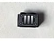Brick 1 x 2 with Black Grille, 4 Rivets and 3 Bars Pattern (Sticker) - Set 10144