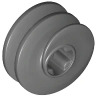 Technic Worm Gear Short / Dark Bluish Gray