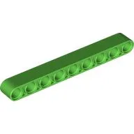 Technic Beam 1 x 9 Thick / Bright Green