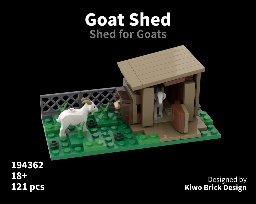 Lego Goat Shed
