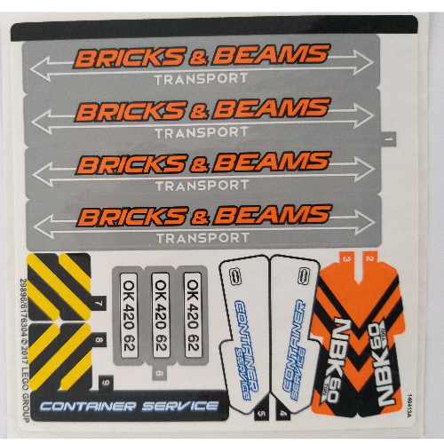 Lego Sticker Sheet for Set 42062-1 / [No Color/Any Color]