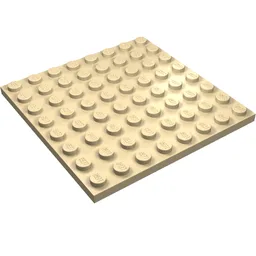 Plate 8 x 8 / Tan