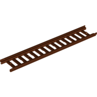 Lego Ladder 16 x 2.5 / Reddish Brown