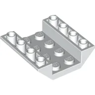 Brick Sloped Inverted 45° 4 x 4 Double with 4 x 2 Recessed / White