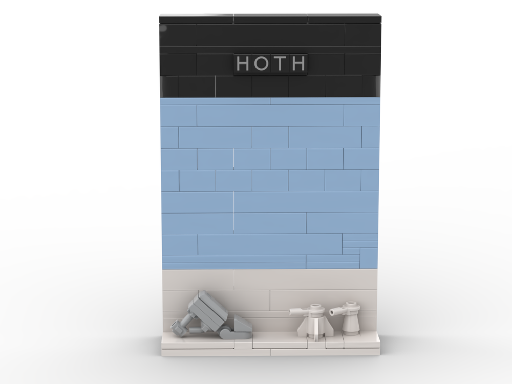 Lego Hoth - Star Wars Landscape