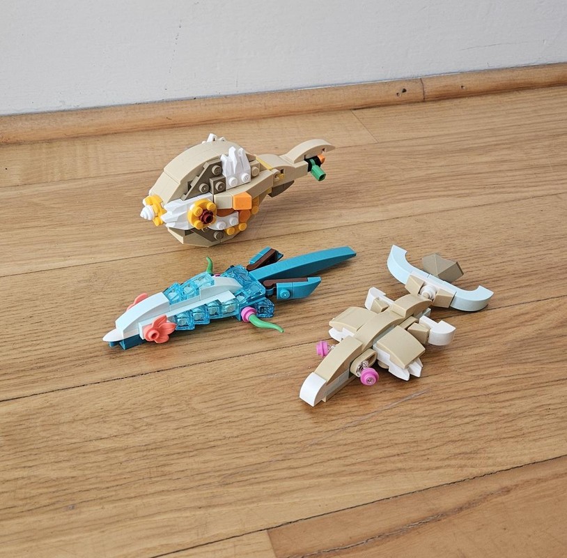 Lego 31385 Three sea creatures