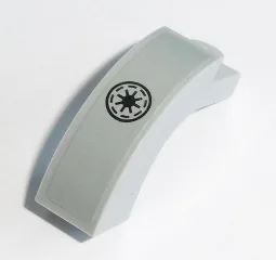 Arch 1 x 3 x 2 Curved Top with SW Galactic Republic Logo Pattern (Sticker) - Set 75168