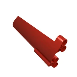 Technic Panel Fairing #20 Large Long, Small Hole, Side A / Red