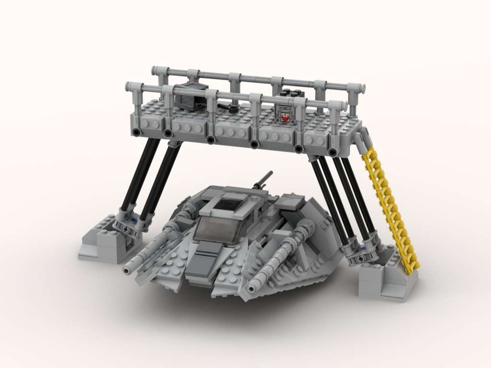 Lego Snowspeeder maintenance bridge