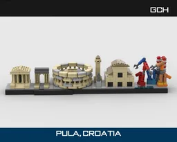 Architecture Pula Croatia Skyline
