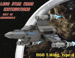 Classic-Style T-Wing, Type 4 (Dark Grey Version)