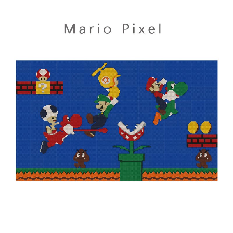 Lego Mario Pixel