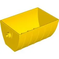 Duplo Train Tipper 2 x 4 with Curved Sides (Skip) / Yellow