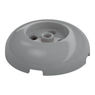 Lego Brick Round 4 x 4 Dome Top with Round 2 x 2 Recessed, 4 Studs / Light Bluish Gray