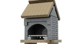 Garden fireplace