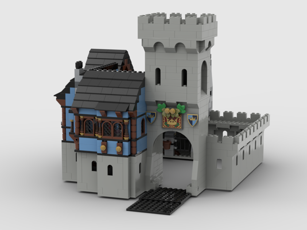 Lego Fortified Medieval Village