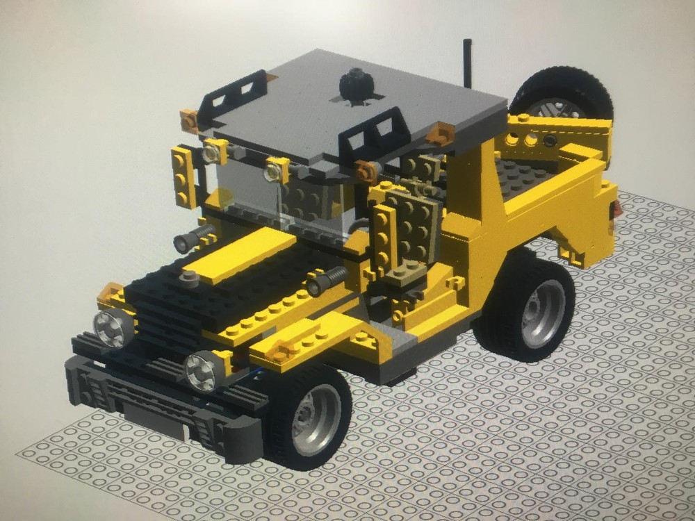 Lego 7653 set alternate Jeep