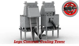 Lego Concrete Coaling Tower