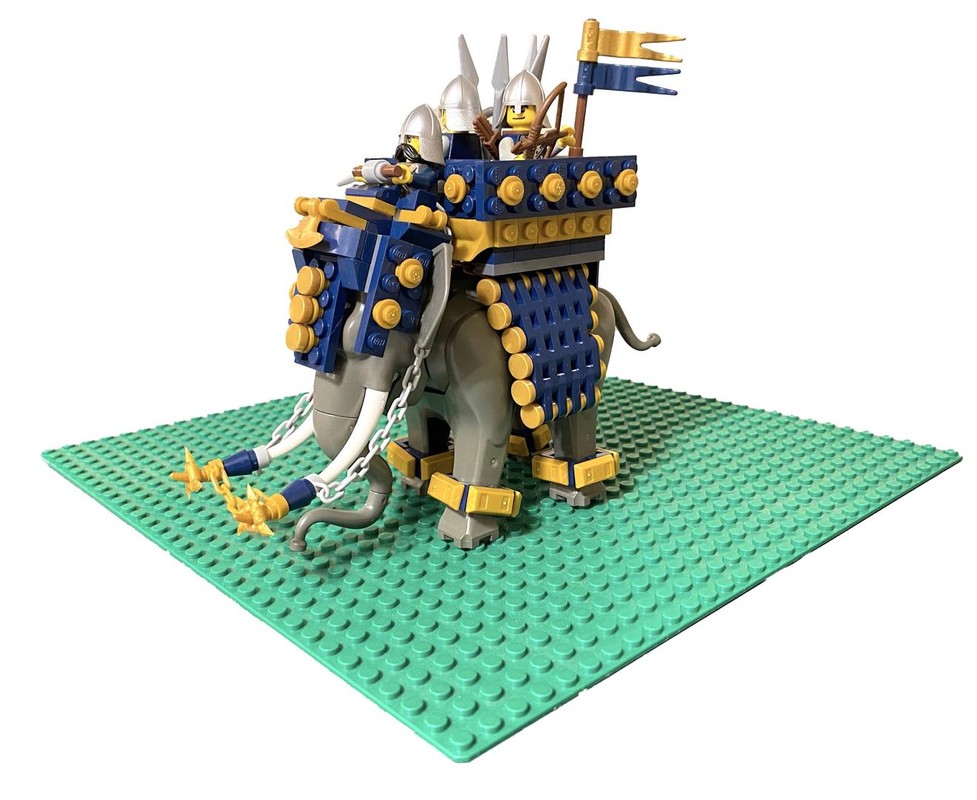 Lego War Elephant Armor and Tower