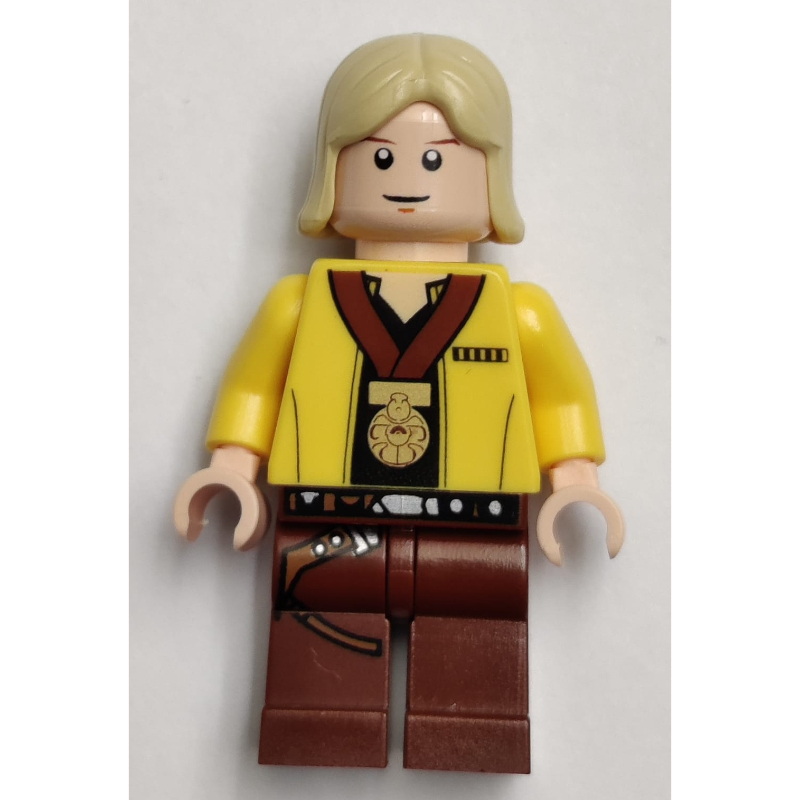 Lego Luke Skywalker, Printed Medal, White Pupils