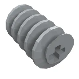 Technic Worm Gear / Light Bluish Gray