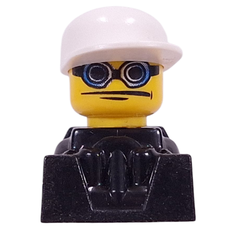 Lego Green Racer. White Cap