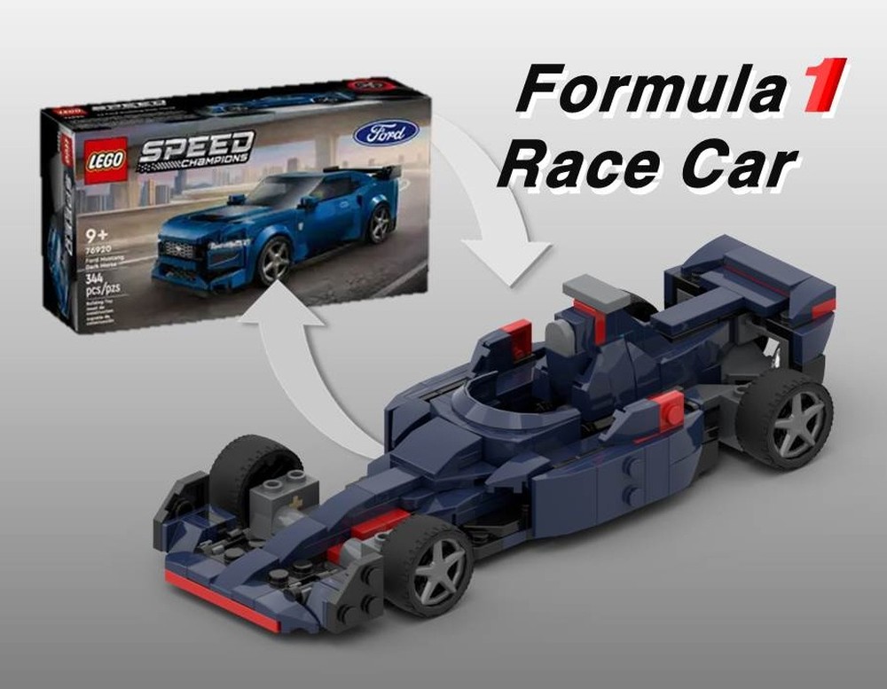 Lego Ford F1 Race Car (76920 Alternative Builds)