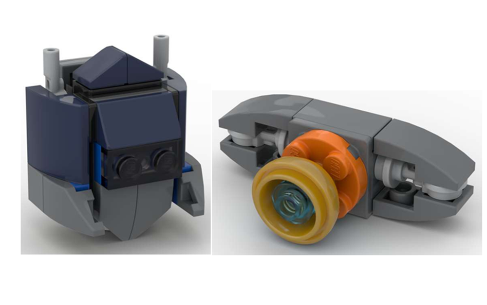 Lego Optimus Prime Head + Bonus Matrix of Leadership