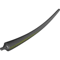 Animal Body Part, Dinosaur, Indoraptor Tail, with Pin, Olive Green Stripes / Black