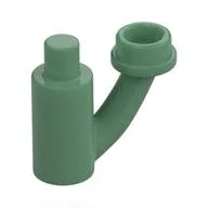 Plant, with Bar and Off-shoot with Stud / Sand Green