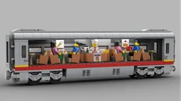 Santa Fe with headlights and Powered-Up