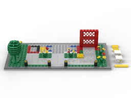 Plate for LEGO Set 6362 - Post Office