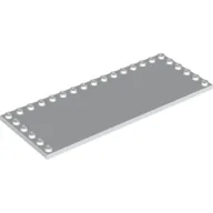 Plate Special 6 x 16, Studs on 3 Edges / White