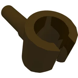 Minifig Hand / Dark Brown