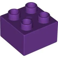Duplo Brick 2 x 2 / Purple