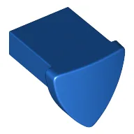 Animal Body Part, Dog Ear, Plate Special 1 x 1 / Blue