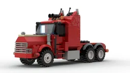 Big red truck