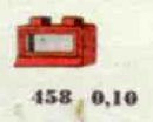 Lego 1 x 2 x 1 Window, Red or White